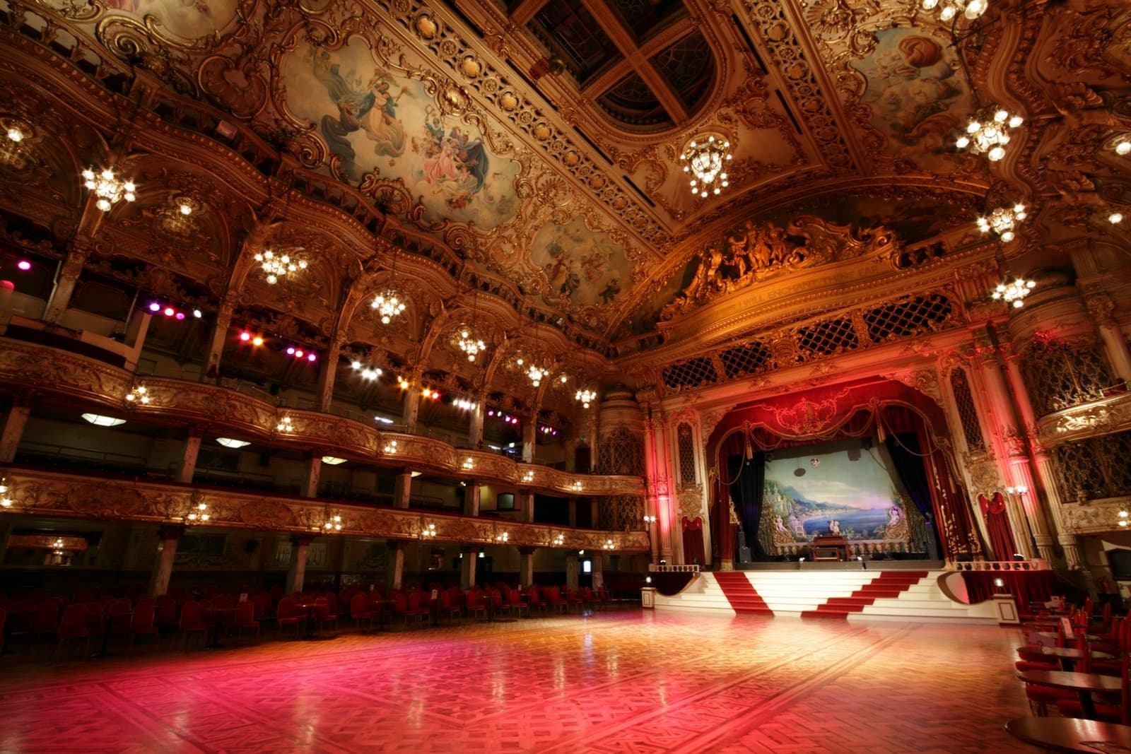 Grand ballroom interior representing pipe and drape venue perimeter rental